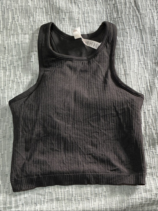 lululemon athletica Tops - lululemon athletica Black Ribbed Cropped Tank
